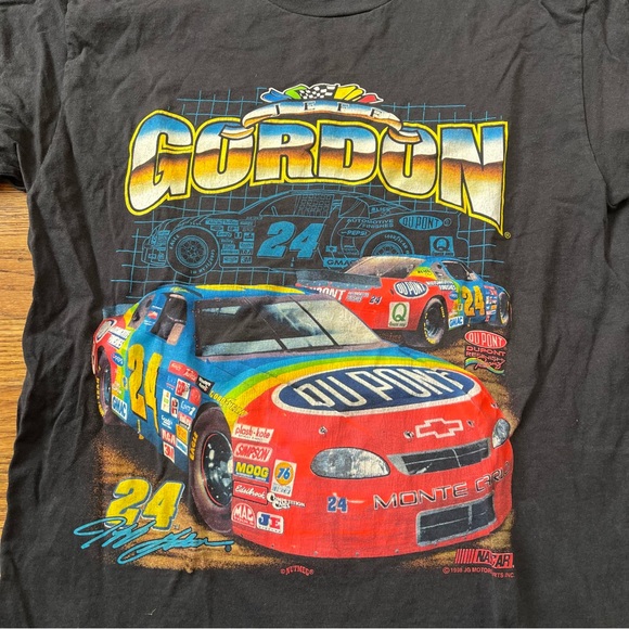 Vintage Chase Authentics #24 Jeff Gordon NASCAR Large T Shirt - Picture 3 of 6